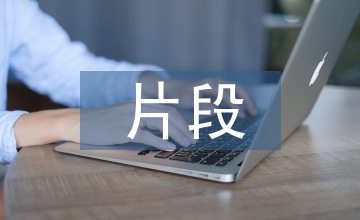 片段式作文指導(dǎo)