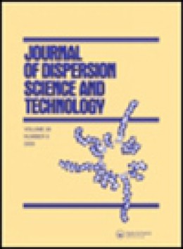 Journal Of Dispersion Science And Technology