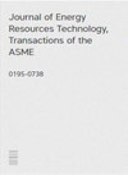 Journal Of Energy Resources Technology-transactions Of The Asme