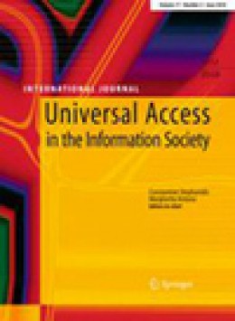 Universal Access In The Information Society