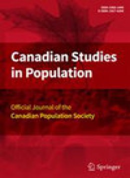 Canadian Studies In Population