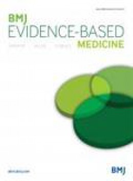 Bmj Evidence-based Medicine