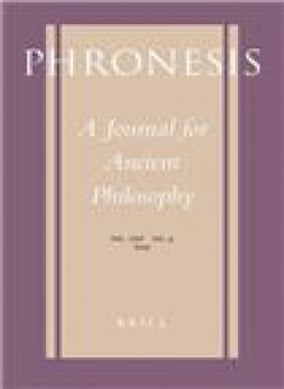 Phronesis-a Journal For Ancient Philosophy