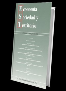 Economia Sociedad Y Territorio